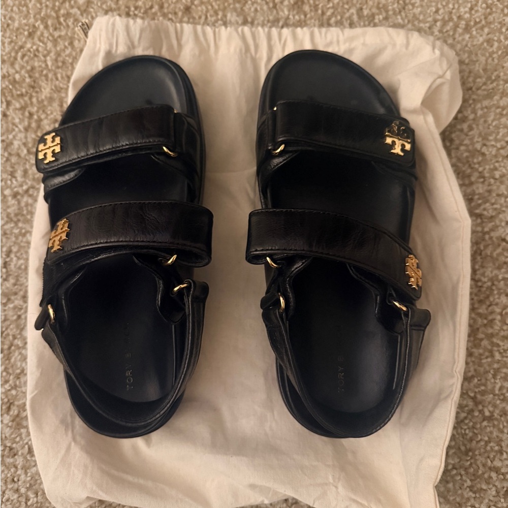 Tory Burch Kira Sport Leather Sandals